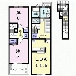 グランソレイユの物件間取画像